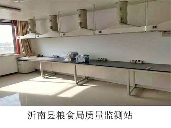 沂南縣糧食質量監測站實驗臺、通風柜、通風系統等實驗室家具安裝現場716.jpg