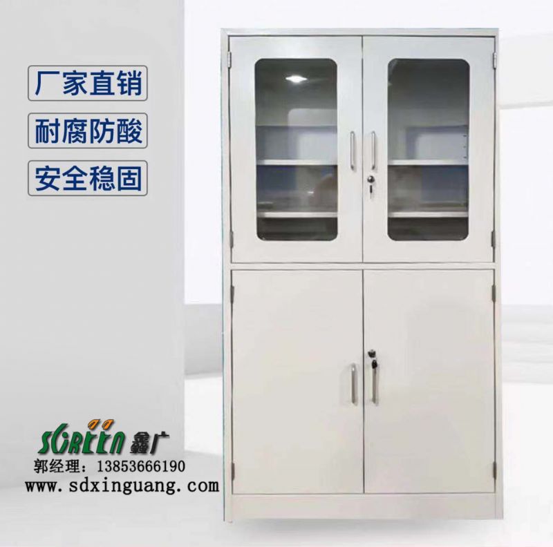 山東實驗室全鋼藥品柜，玻璃器皿柜試劑存儲柜