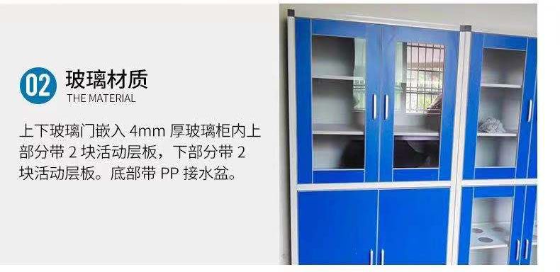 山東實驗室全鋼藥品柜，玻璃器皿柜試劑存儲柜