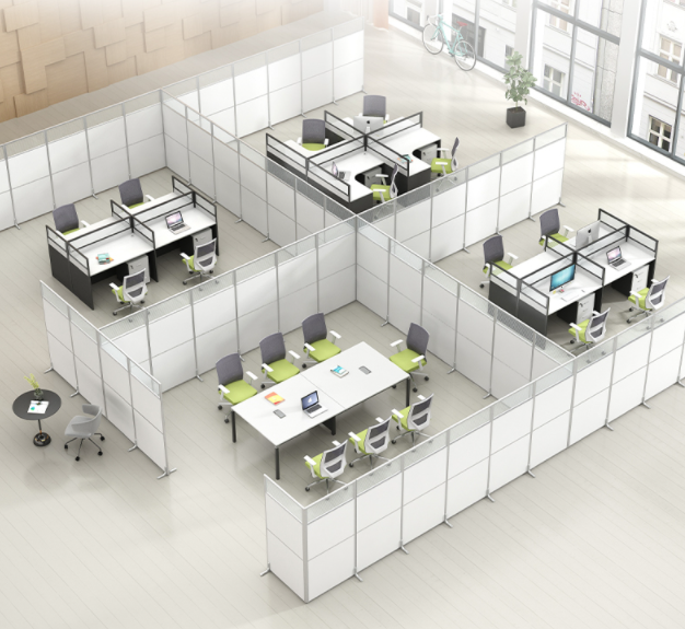 濰坊會展移動隔斷,辦公室移動屏風